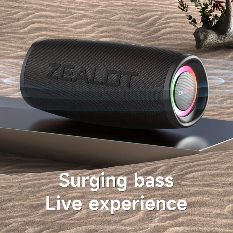 S56 40W wireless speaker, outdoor portable subwoofer speaker, EQ mode, suitable for home, car, outdoor, camping.