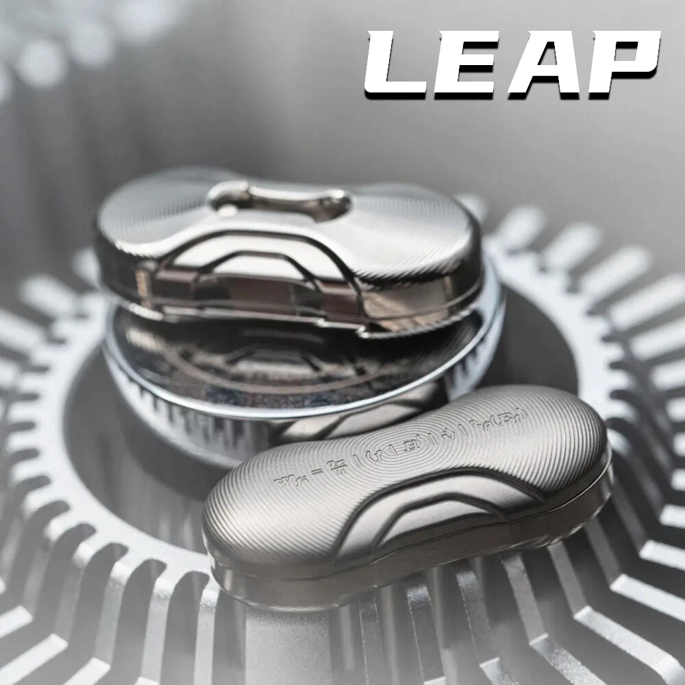 Титановый фиджет-слайдер Proxy EDC LEAP: Оригинальный дизайн, игрушка для снятия стресса и тревоги для взрослых, гаджет-антистресс, пуш-слайдер