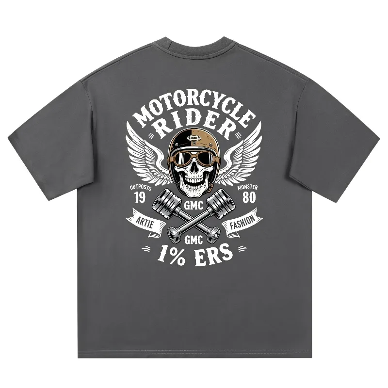 

Quick Dry 3D Printed Motorcycle T Shirt Moisture Wicking Breathable Comfort Fit for Riding Fashion