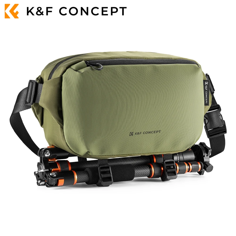 K&F Concept Outdoor Travel Bag Camera Sling Photography Shoulder Bag Compatible with Nikon Sony Camears for DJI Mavic Drones