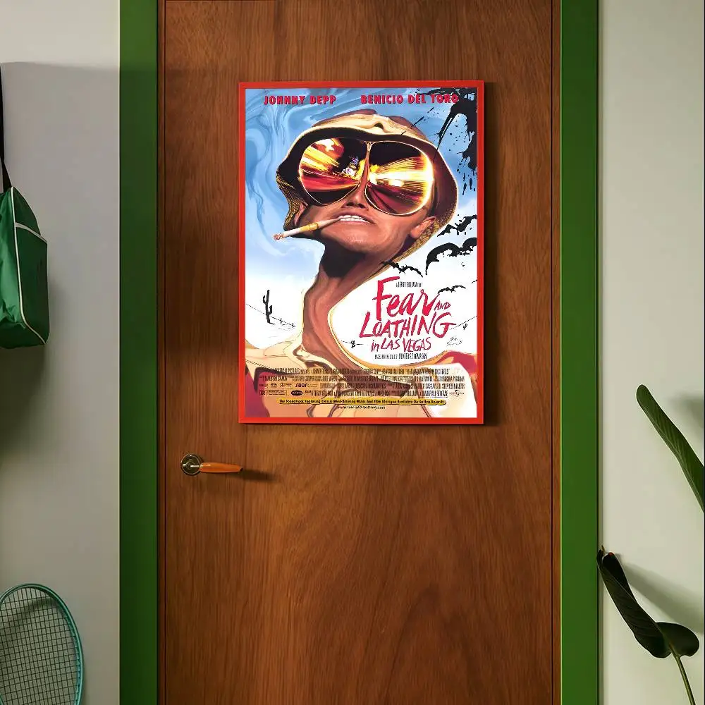 فيلم الخوف والكراهية في لاس فيغاس DIY ملصق لاصق مقاوم للماء ورقة ملصق مقهى بار ديكور المنزل #4