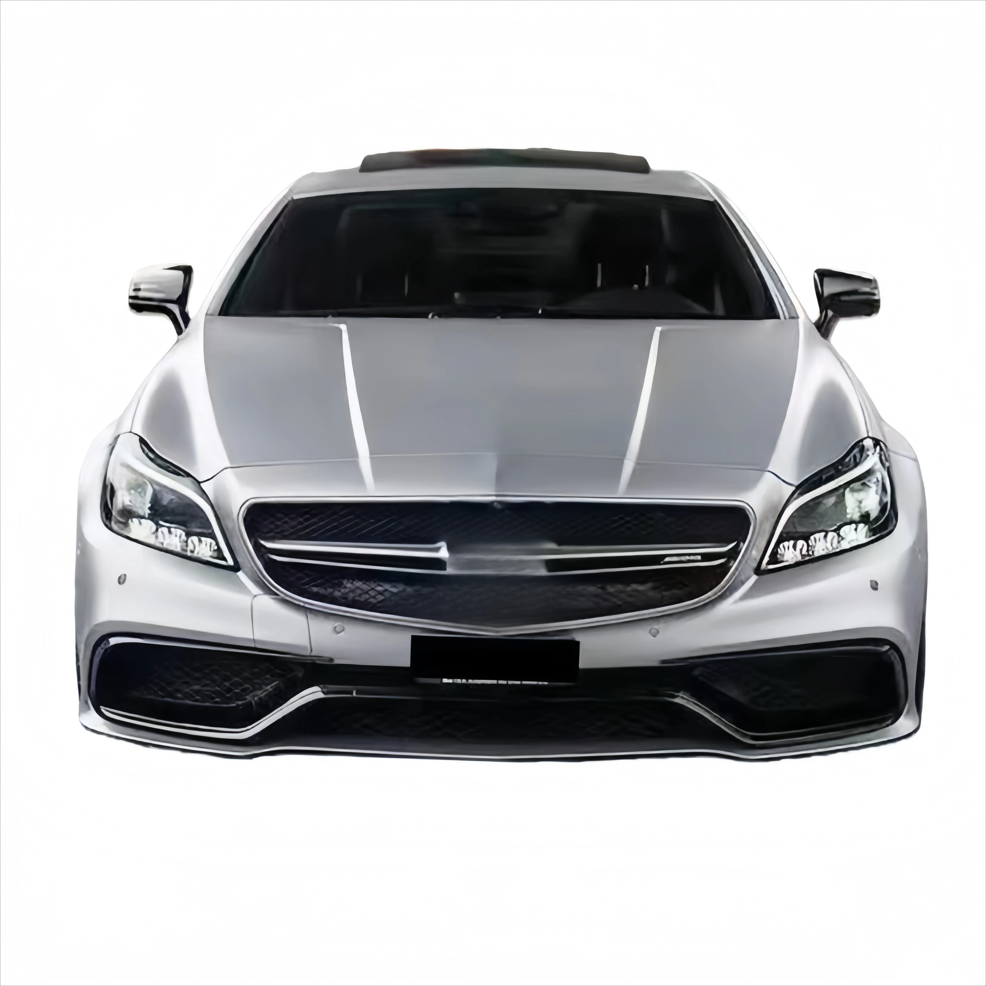 FOR W218 CLS63 New High Quality Body Kit with Fog Light Upgrade Facelift Front Bumper 4