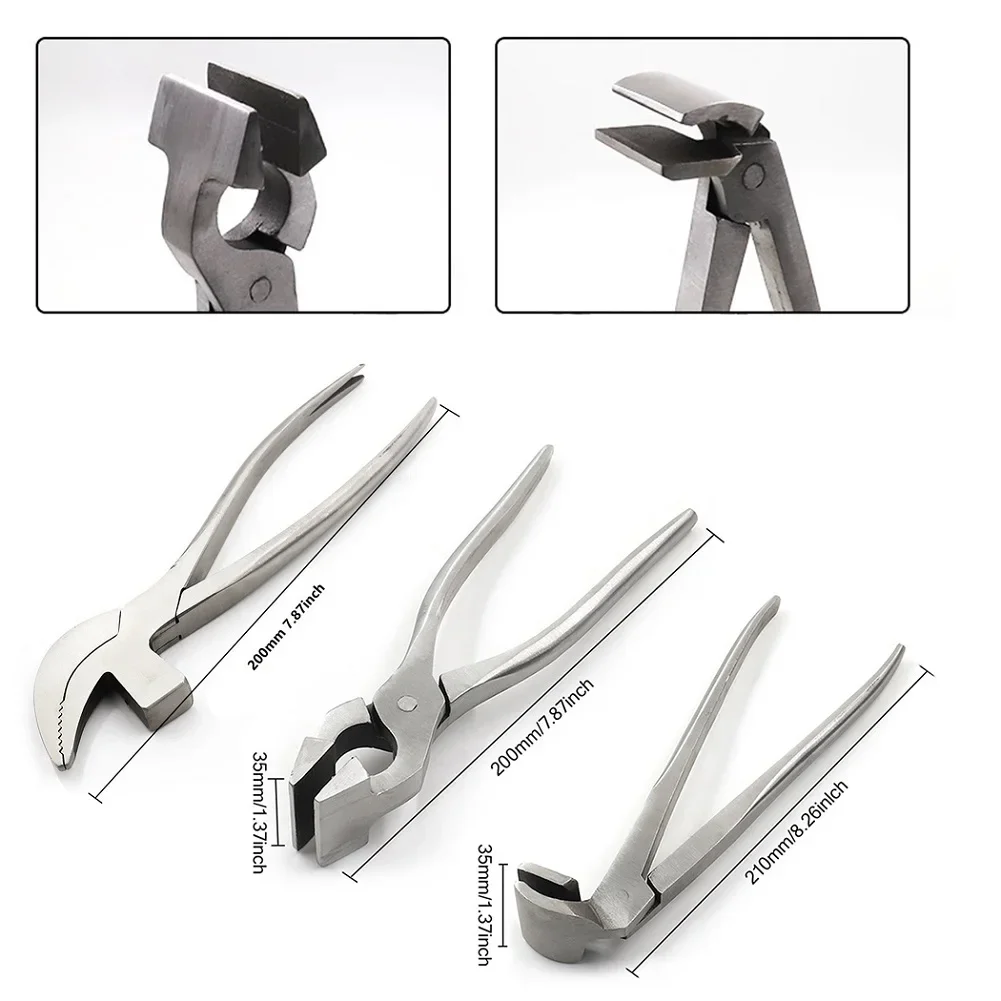 

Clamp Leather Plier Stainless Steel Press Flatten Plier Adjustment Bag Making Pliers DIY Fixed Clamp Brand New