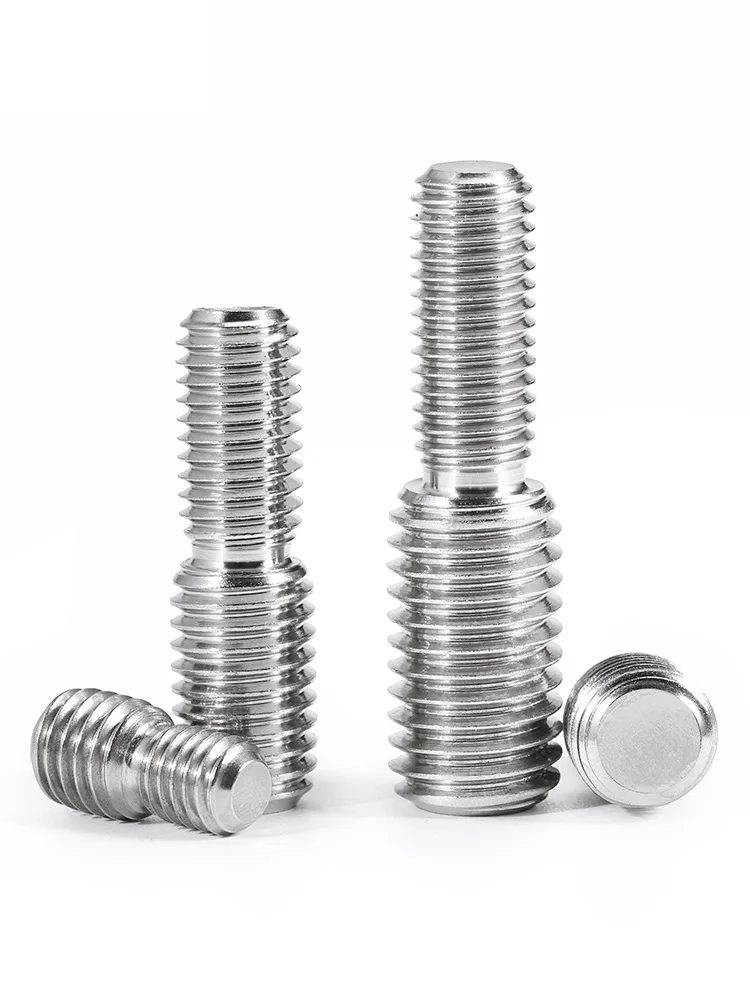 M3 M4 M5 M6 M8~M16Change Thread Diameter External Thread Double Head Conversion Screw Size Reducer Head Bolt 304 Stainless Steel