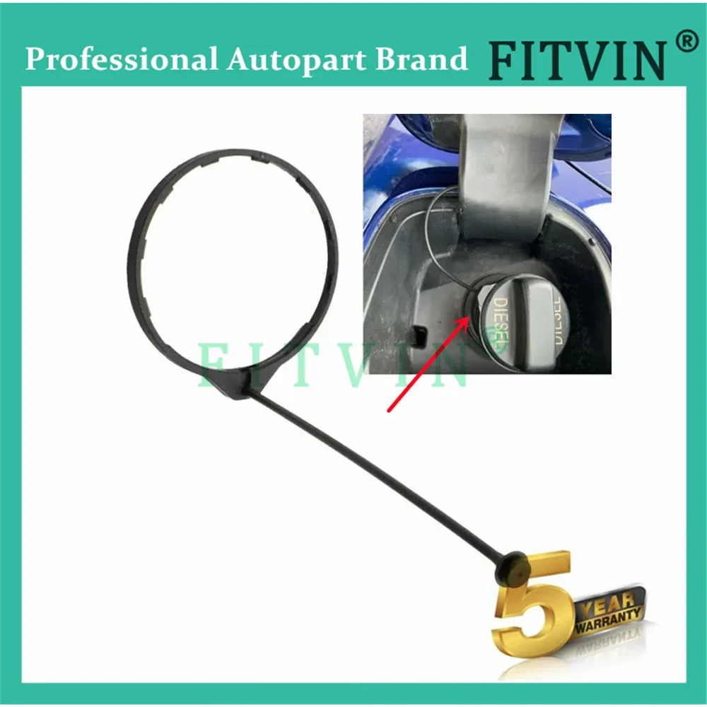 17670-SJA-013 For Honda HR-V RU1/2/3/4/5 2016-2019 Car Fuel Tank Petrol Cap Filler Cord Tether Rope Strap Band Cable Replacement