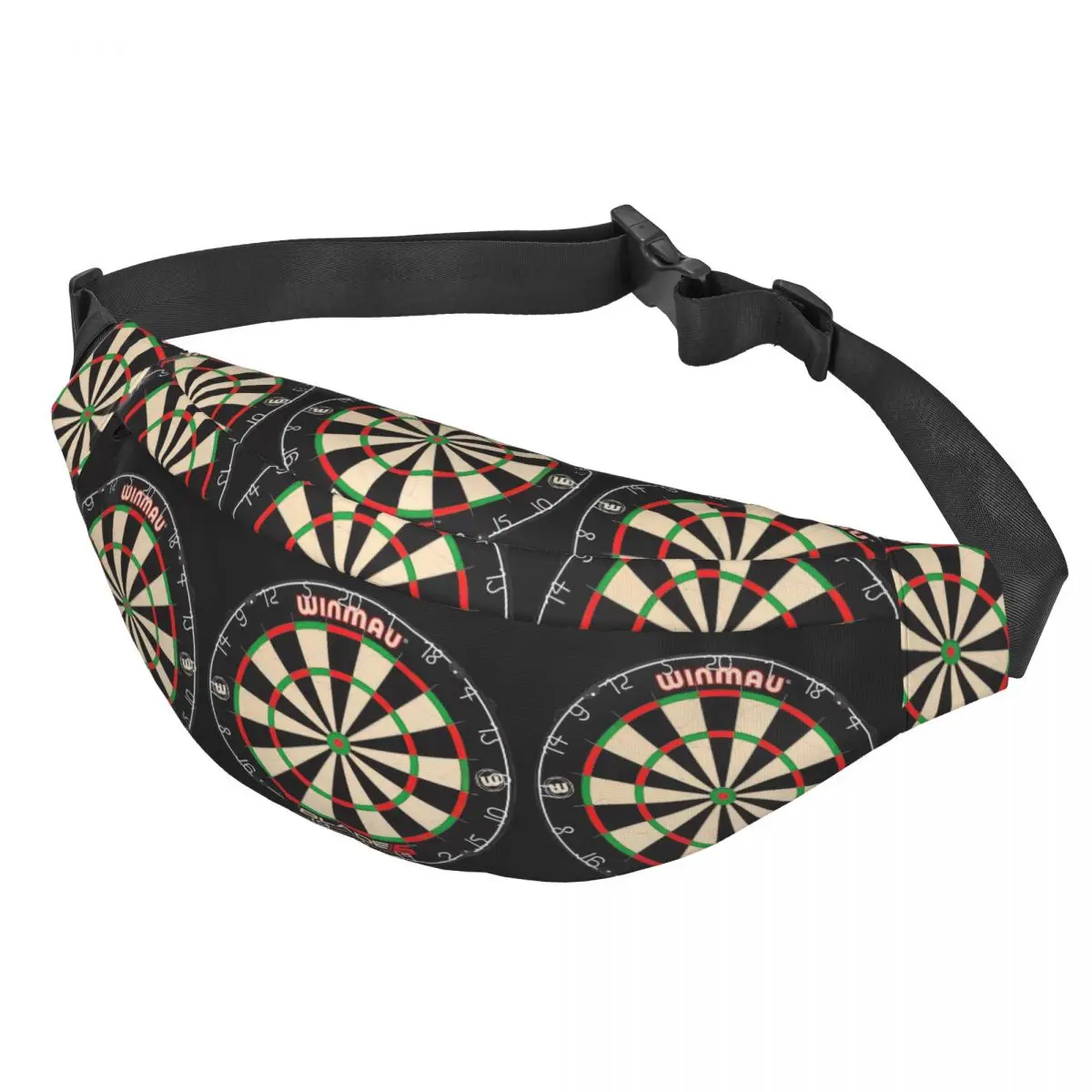 Custom Winmaus Blade Fanny Pack for Women Men Fashion Dartboard Sling Crossbody Waist Bag Cycling Camping Phone Money Pouch