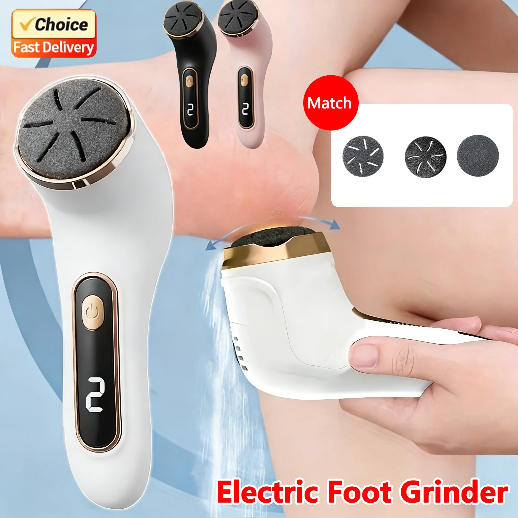 

Новинка 2026, электрическая шлифовальная машина для ног, средство для удаления мозолей, профессиональная машина для педикюра, средство для удаления омертвевшей кожи, пилка для ног, инструмент для дома, личной гигиены