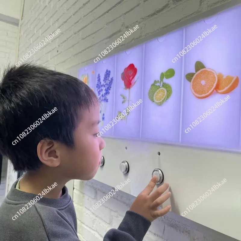 Multi-sensory environment olfactory stimulation led aroma light panel interactive aroma wall panel