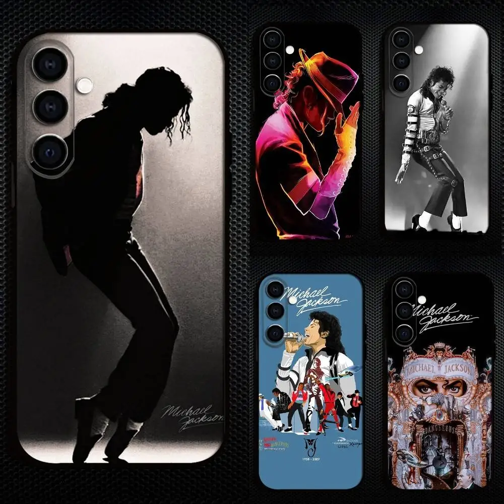 

Michael Jackson Singer Phone Case For Samsung Galaxy A73,A72,A71,A70,A53,A52,A51,Others Soft Black Cover