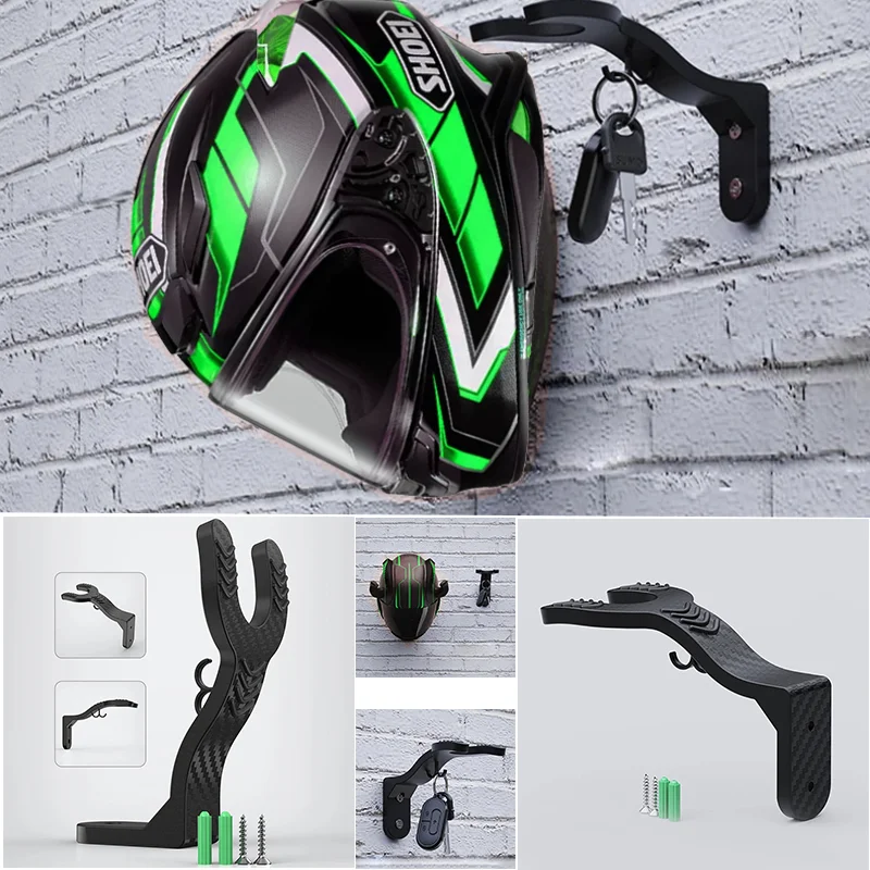 For KAWASAKI NINJA NINJA400 NINJA650 NINJA1000 NINJA1000SX  Motorcycle Helmet Hook Racks Multipurpose Hook Wall Mount Hooks