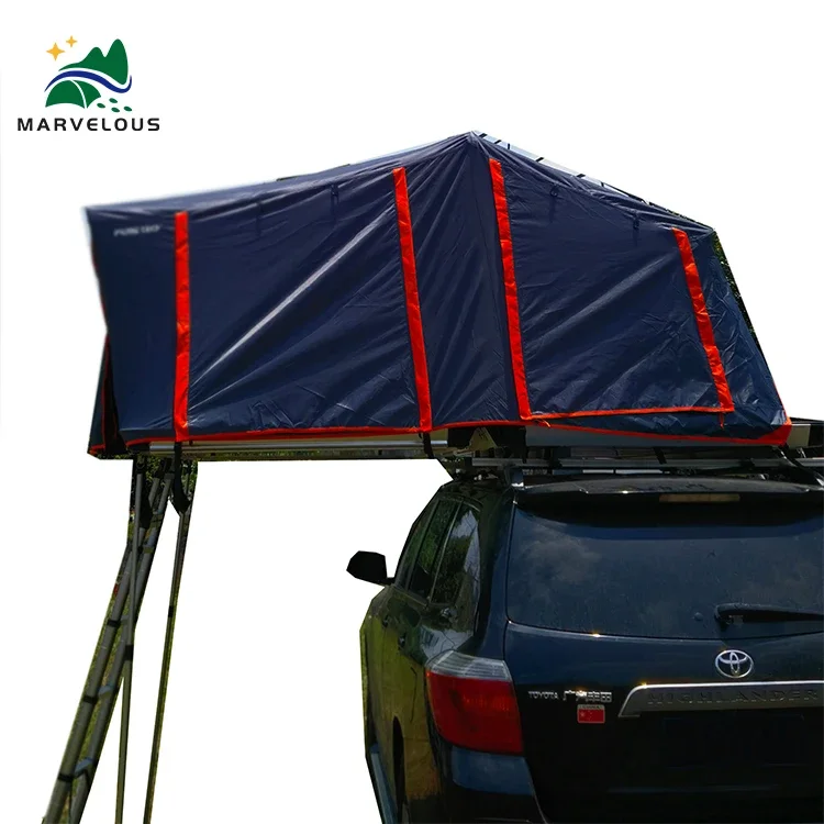 

Customized Car Roof Tent Aluminum Hard Shell Roof Top Tents For Camping Rooftop Tent XXL 4 Person