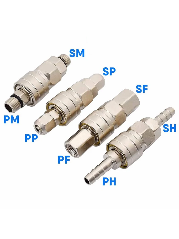 C-type Self-locking Pneumatic Quick Connector Air PU Hose Compressor Tool High Pressure SP PP SM PM SH PH SF PF 20 30 40