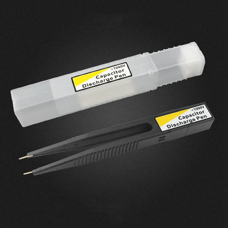 ABAE – stylo de décharge à condensateur, décharge rapide, haute tension 1000V, outil de réparation, déchargeur pour la sécurité électronique intelligente, 2 pièces