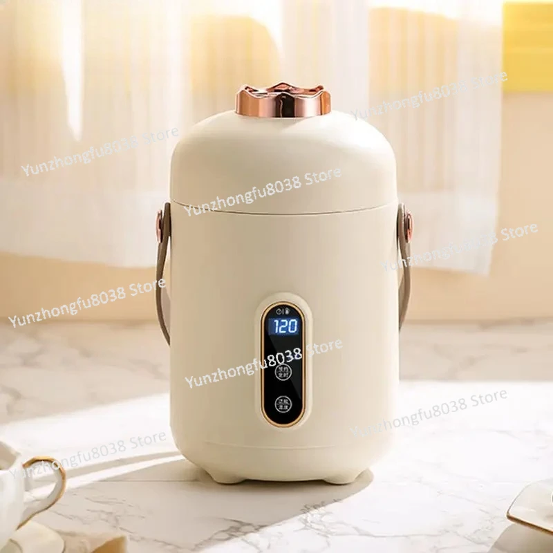 

Multifunctional Mini Health Cup Tea Porridge Maker Non-stick coating Ceramic glaze Liner Washable Stew cup Reservable cooking US