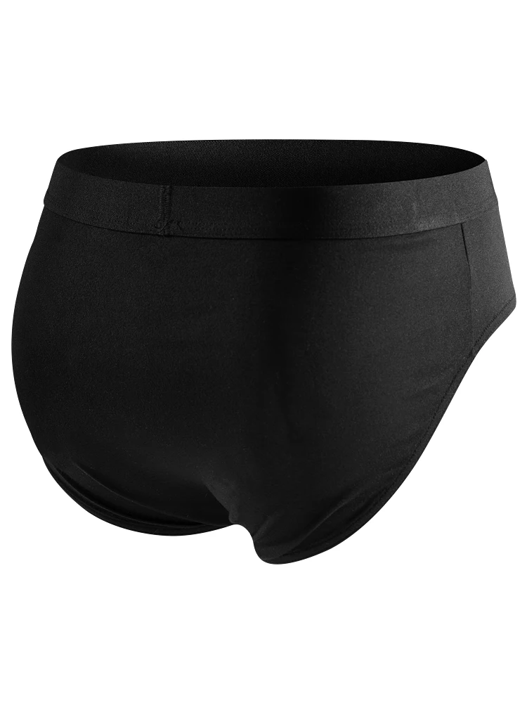 4-Piece Men's Triangle Underwear, Simple and Comfortable for Daily Use. Four-Color Underwear Set, All-Season Men's Underwear