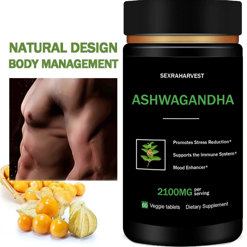 Original Ashwagandha Tablet Pen-is Enlargement Energy Supplement Anti-oxidation,Improve Anxiety,Enhance Immunity,Capsule for Men