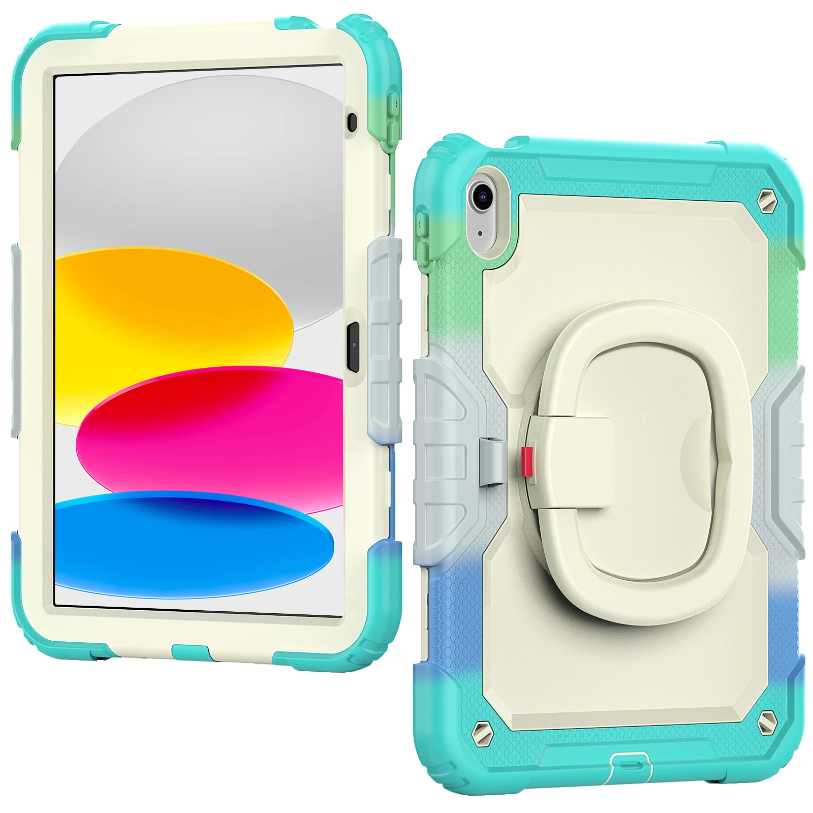 

360 Rotatable Stand Case Universal For iPad 2025 11 inch A16 11th 10.9 2022 10th Gen A3354 A3355 A3356 A2757 A2777 A2696 Cover