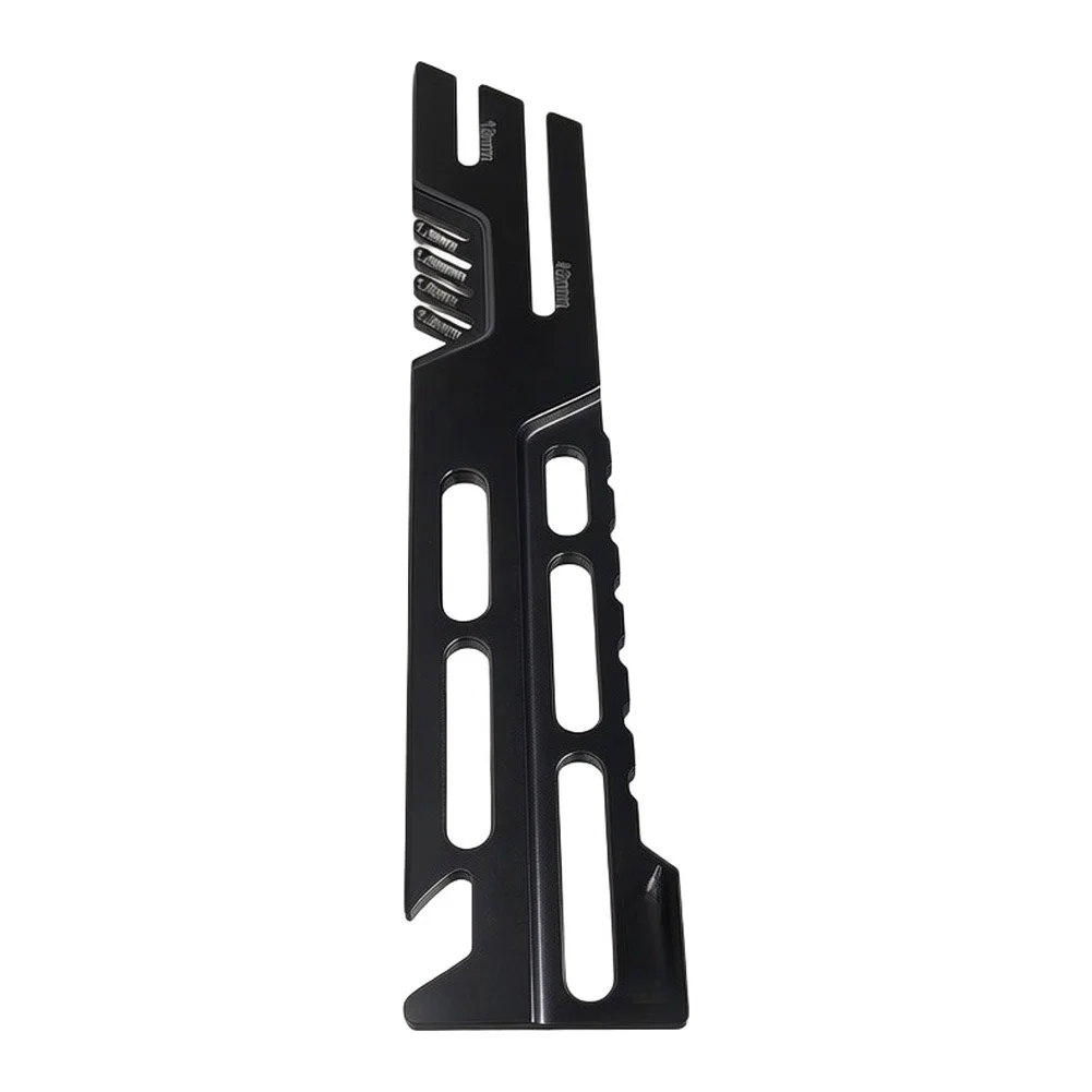 Bicycle Brake Wrench with Integrated Pad Wear Scale for Accurate Measurement and Repeatable Caliper Adjustment Results