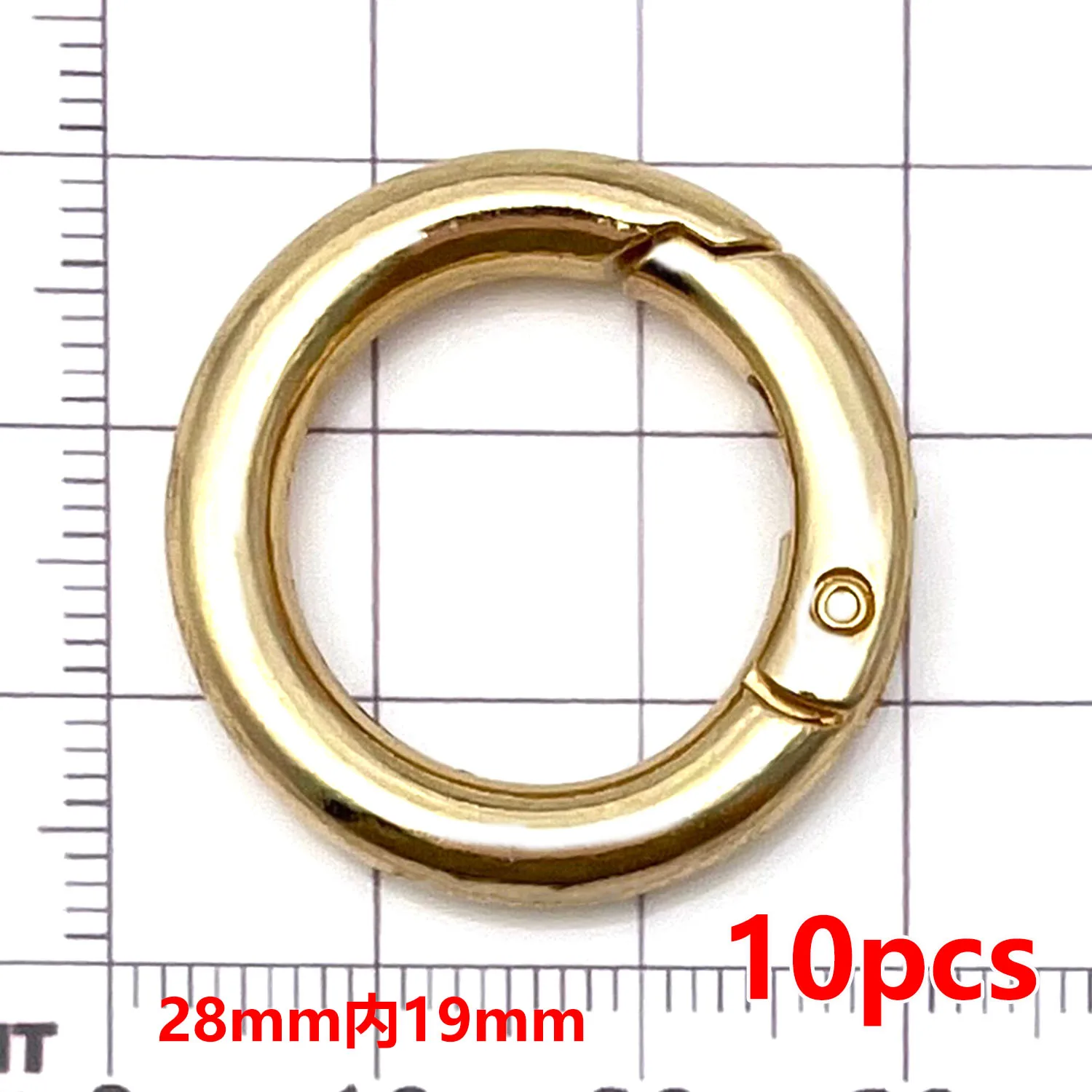 10pcs Mixed Shape Keychain Hardware Alloy