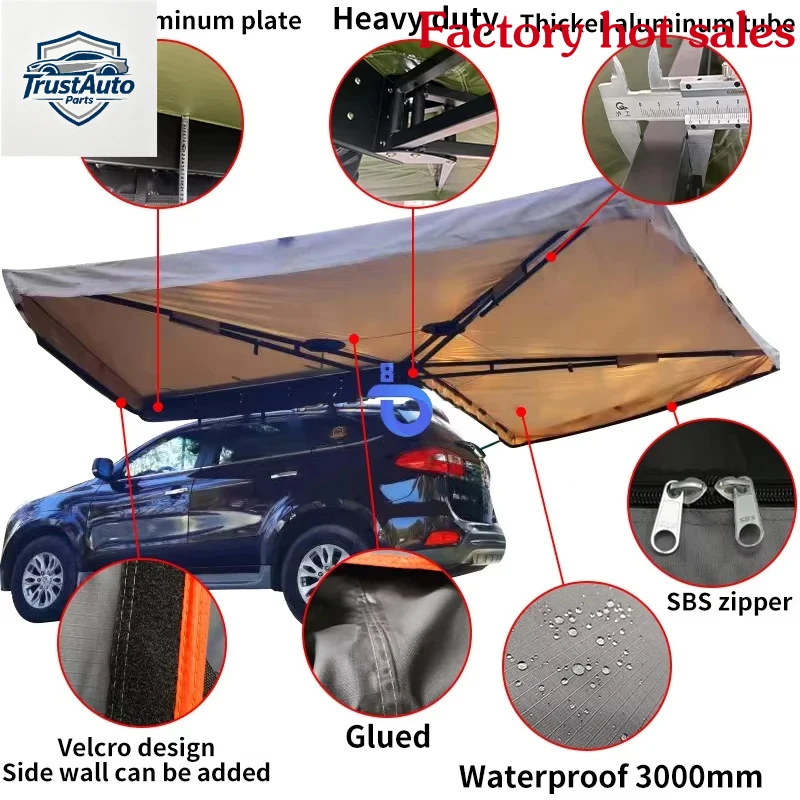 

TrustAuto Parts Store Is Having A Hot SaleHot Selling Side 0 Plus Shelter Extended Annex Tent Car Awning High Quality