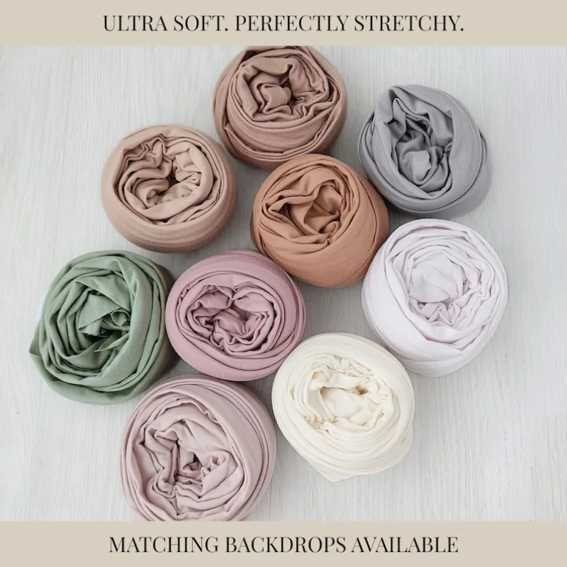 

Angora Newborn Photography Wrap - Stretchy Layered Swaddle for Baby Photo Props, 신생아 사진 костюм для фотосессии новорожденных bebe