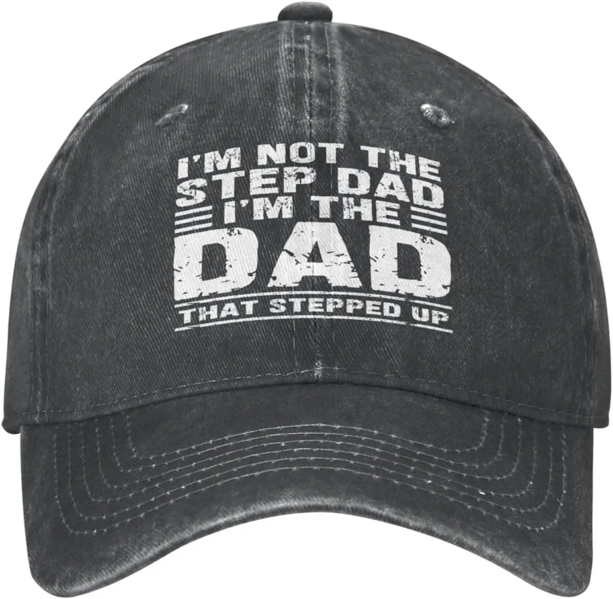 I'm Not A The Step Dad I Am A The Dad That Stepped Up Hat Father's Day Hat Unisex Sports Trucker Hat Baseball Cap