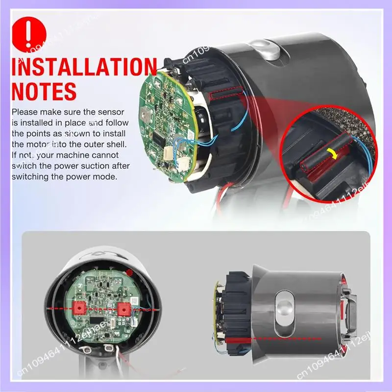 N83R Hauptkörper-Montagegehäuse für Dyson V8 SV10 Hauptkörper-Montagestaubsauger mit Schraubendreher