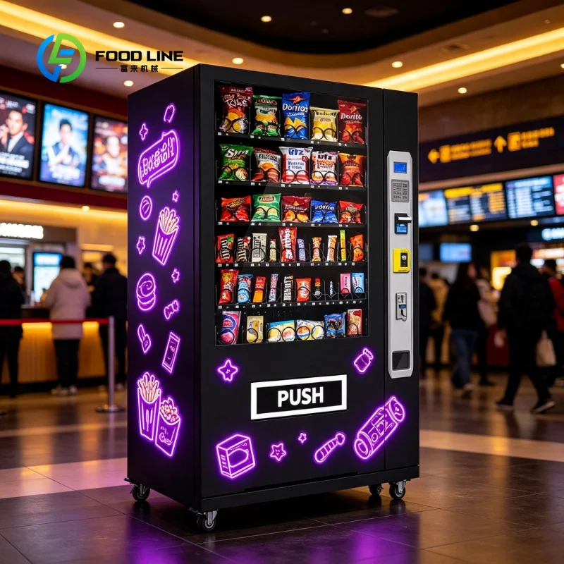 Snack and Drink Vending Machine, Customized Small Automatic Commercial Vending Equipment