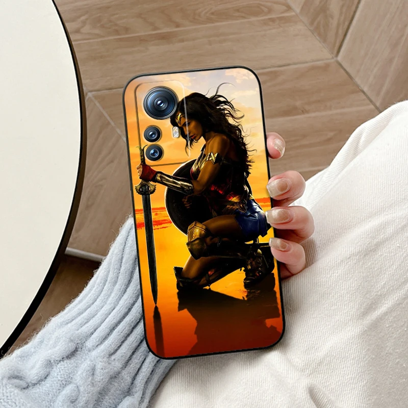 W-Wonders Womans Superhero For Xiaomi Mi 14 13T 13 12T 12 11T 11i 11 10T 10 Pro Lite Ultra 5G Black Funda Phone Case