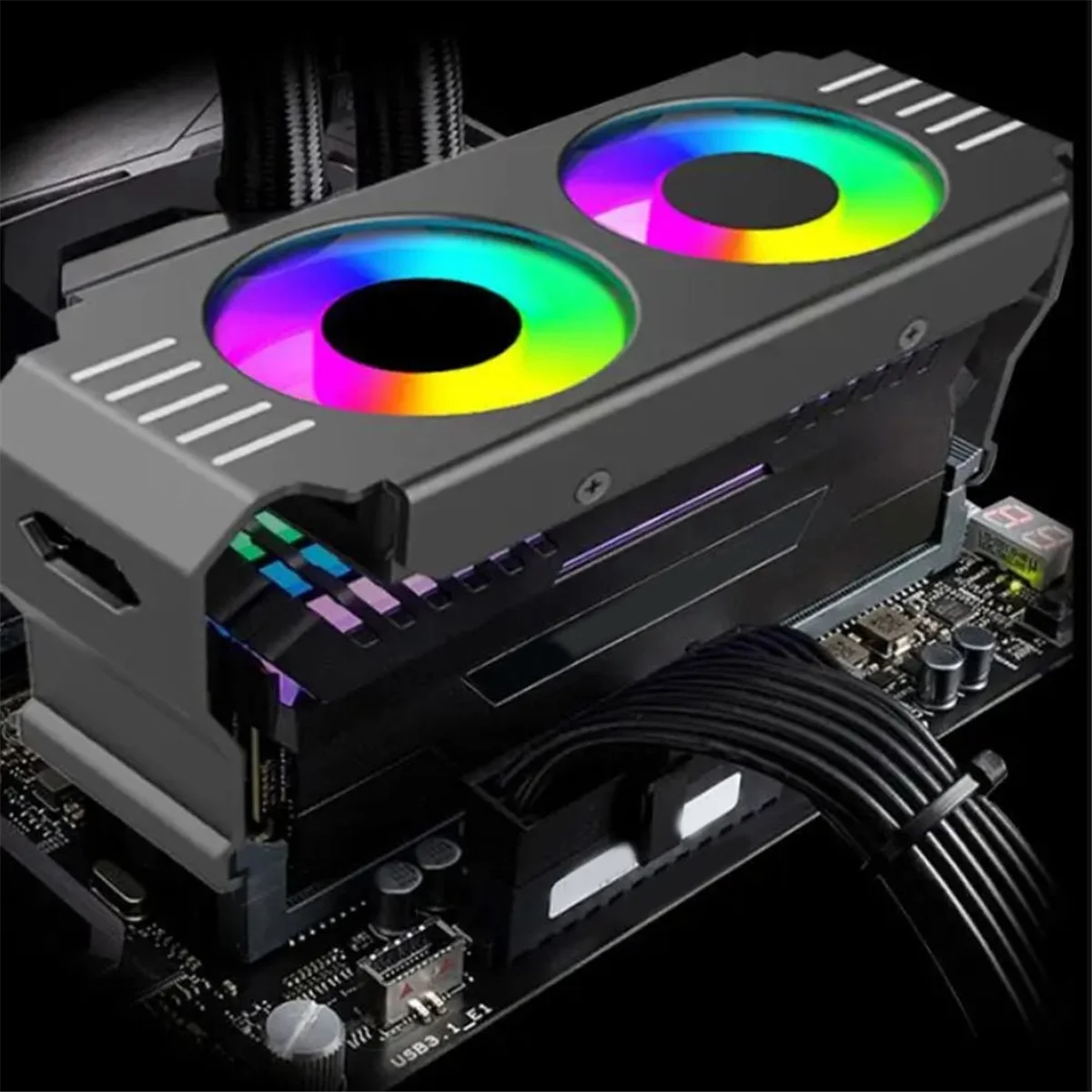 Computer RAM Memory Module Cooler PC DDR4/5 RGB Cooling Radiator(A)