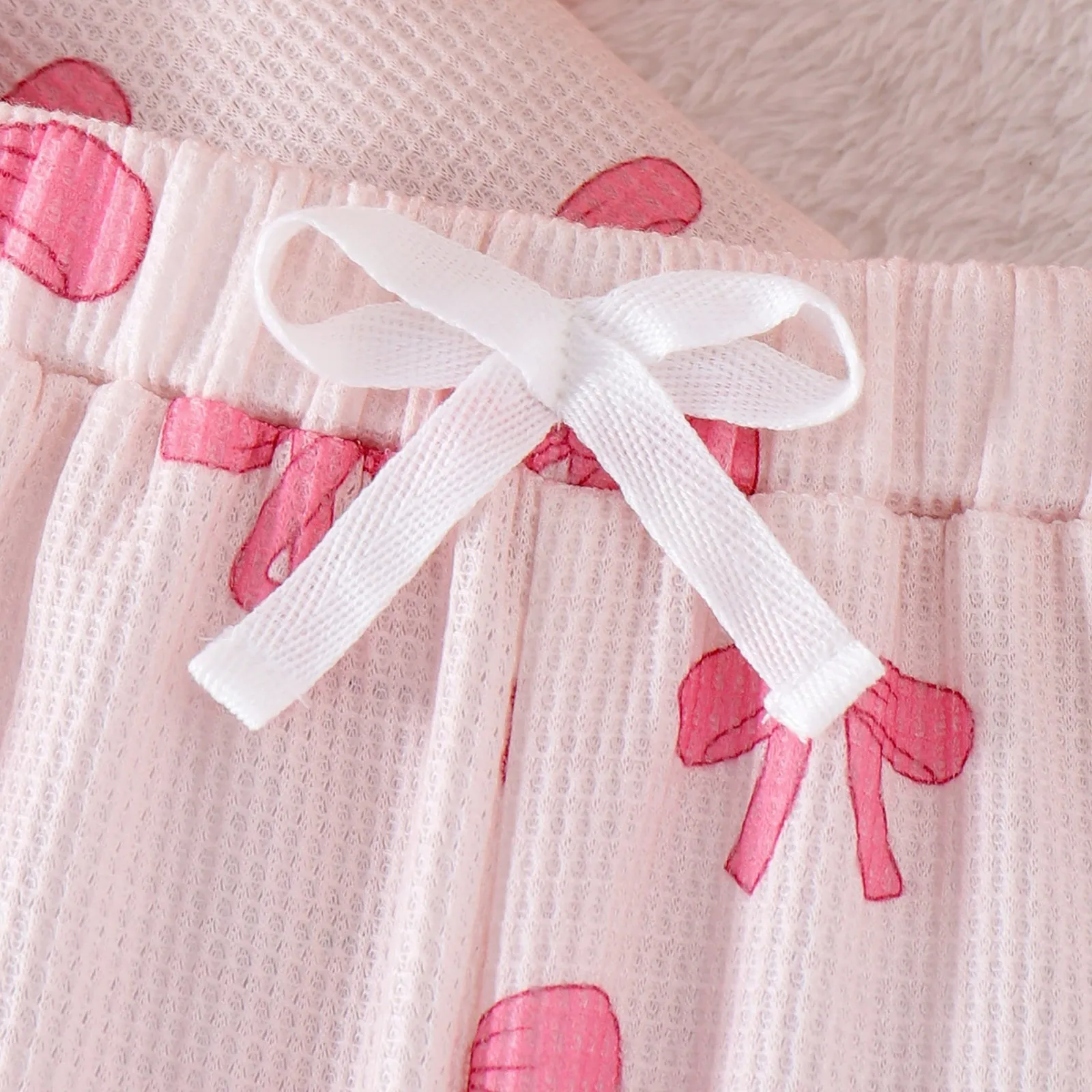 الاشياء لحديثي الولادة الأطفال ملابس الأطفال الإناث الطفل جديد الحلو القوس نمط طويلة الأكمام السراويل الطويلة الملبس مجموعة فتاة في سن المراهقة #3