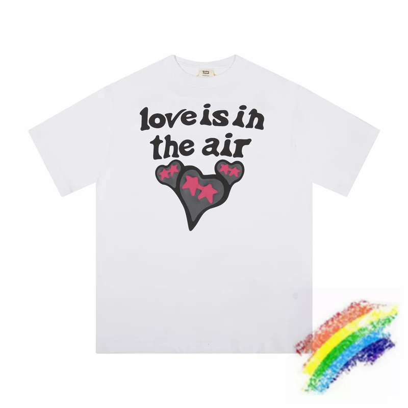 

Love Is In The Air Broken Planet T-Shirt Men Women White Top Tees T Shirt