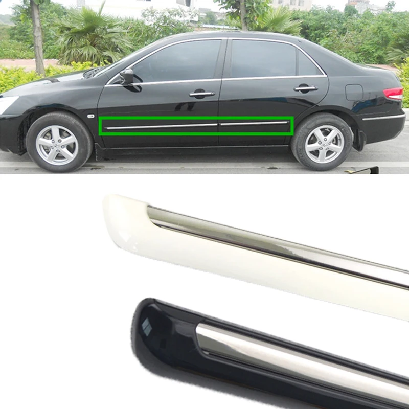 Car Body Door Side Molding Sill Guard For Honda Accord 2003 2004 2005 2006 2007 2.4