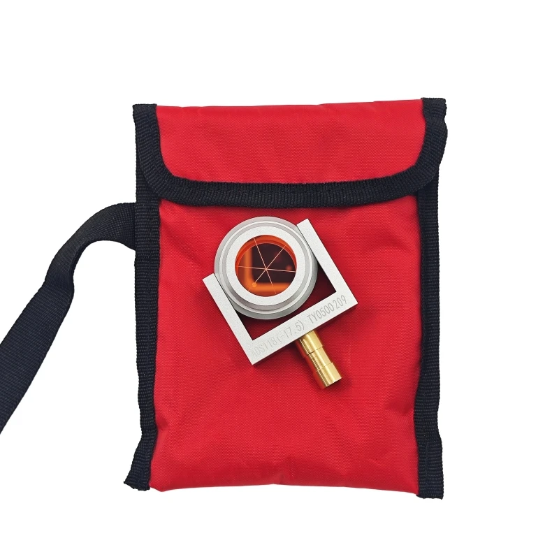 

ADS118 Mini Prism for Leica for Trimble Total Station, Metal Monitoring Prism with Tilt & Swivel Prism Holder, Constant -17.5mm