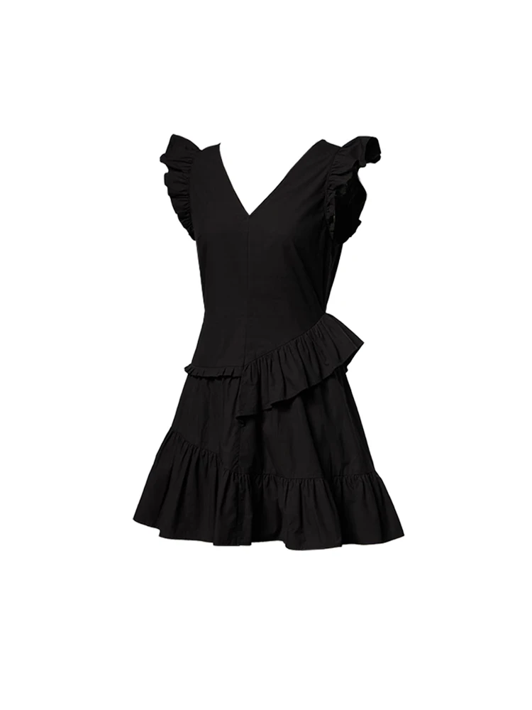 

Летний цельный костюм Forever 2 Mystery Waltz Design с тяжелой многослойной отделкой, V-образным вырезом и кружевной отделкой, для повседневной носки, из других материалов