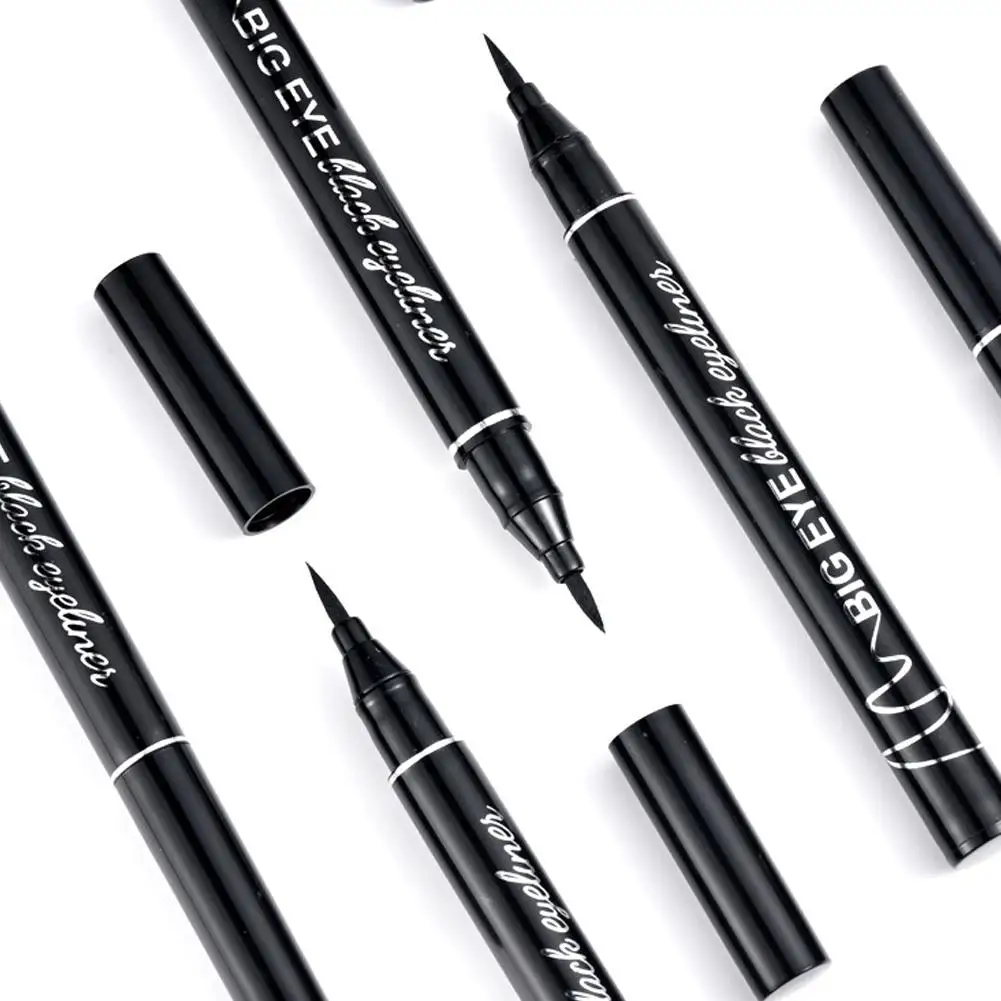 Szybkoschnący eyeliner Wodoodporny i olejoodporny, nie rozmazujący się fajny eyeliner w pisaku Czarny Długotrwały płyn Szybkoschnący Hurtownia T4T8