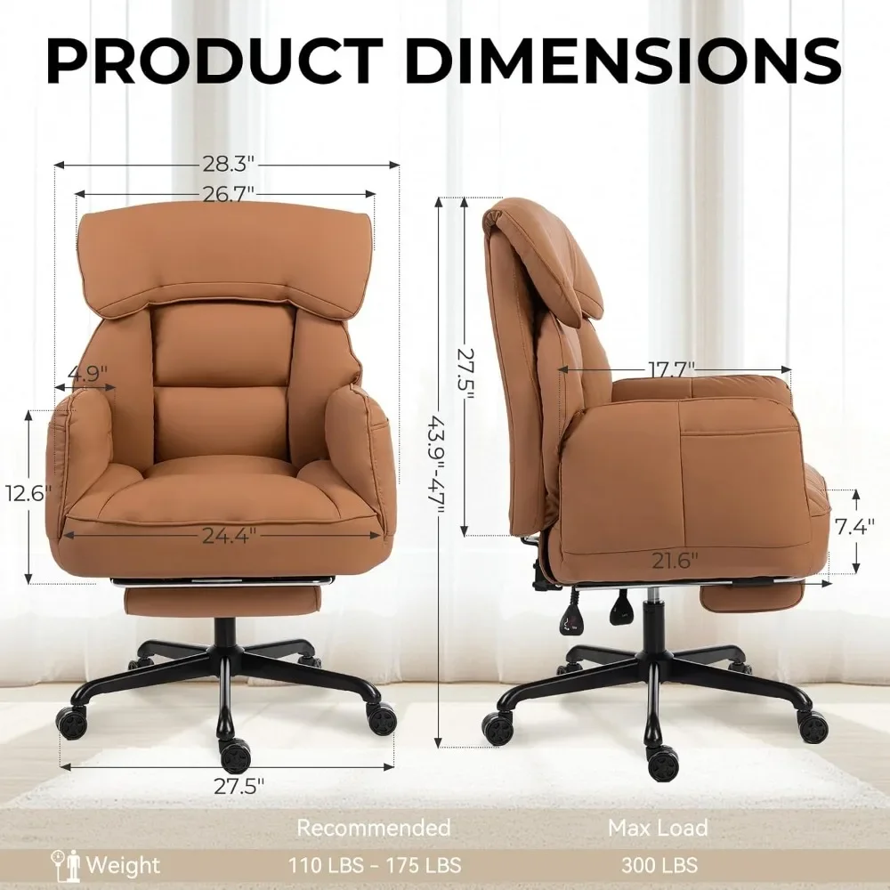 HOT  Chair with Pivoting Armrests,Criss Cross Chair with Pocket Spring Seat & Back,Reclining Computer Gaming Chair