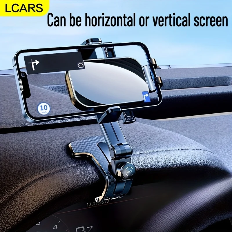 

Автомобильный держатель мобильного телефона Lcars, кронштейн для навигации мобильного телефона, установленный на приборной панели, подходит для большинства моделей автомобилей