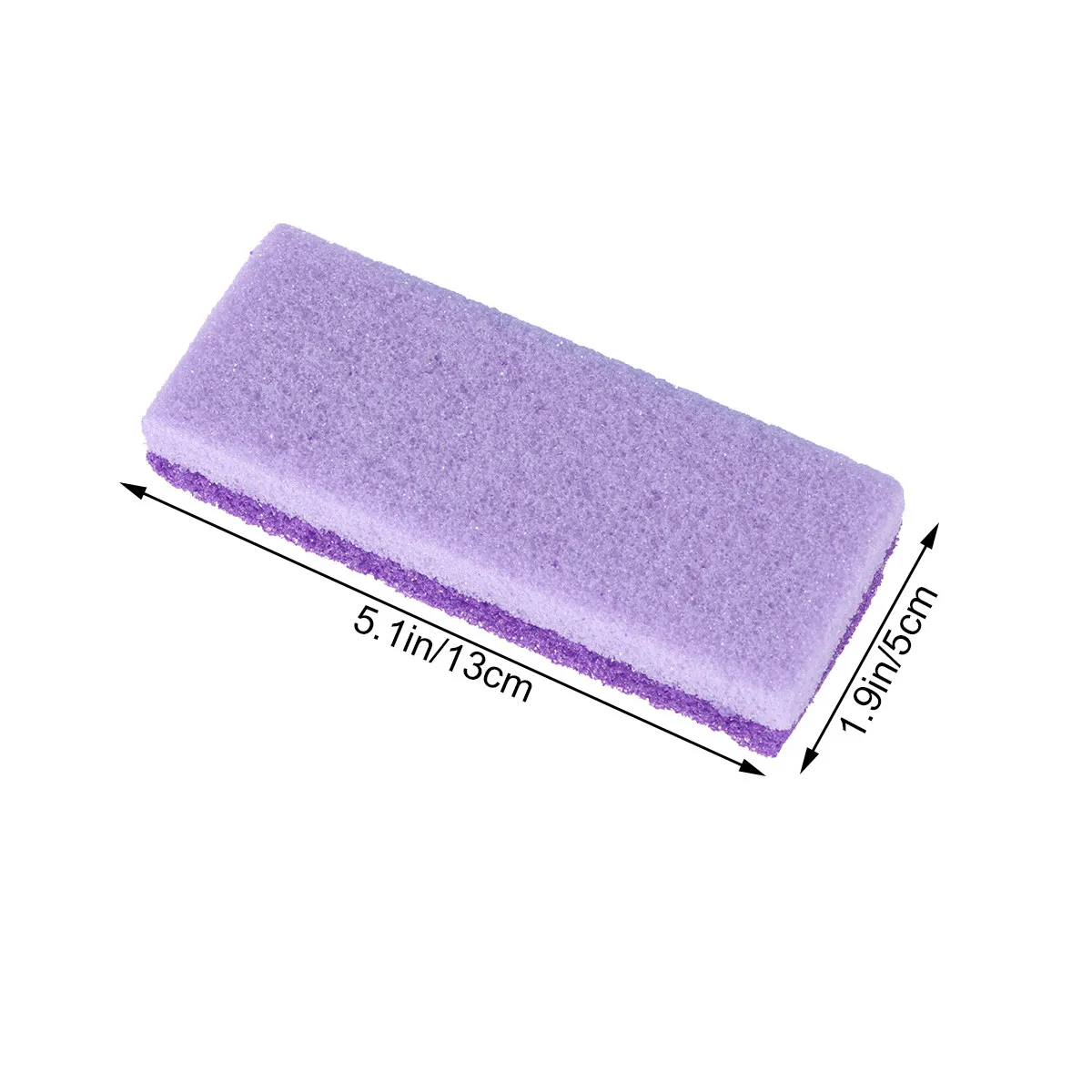 2Pcs Foot Care Pumice Stone Rough Grip Callus Remove Stone for Dead Hard Skin Smooth Comfortable Feet Foot Callus Scrubber