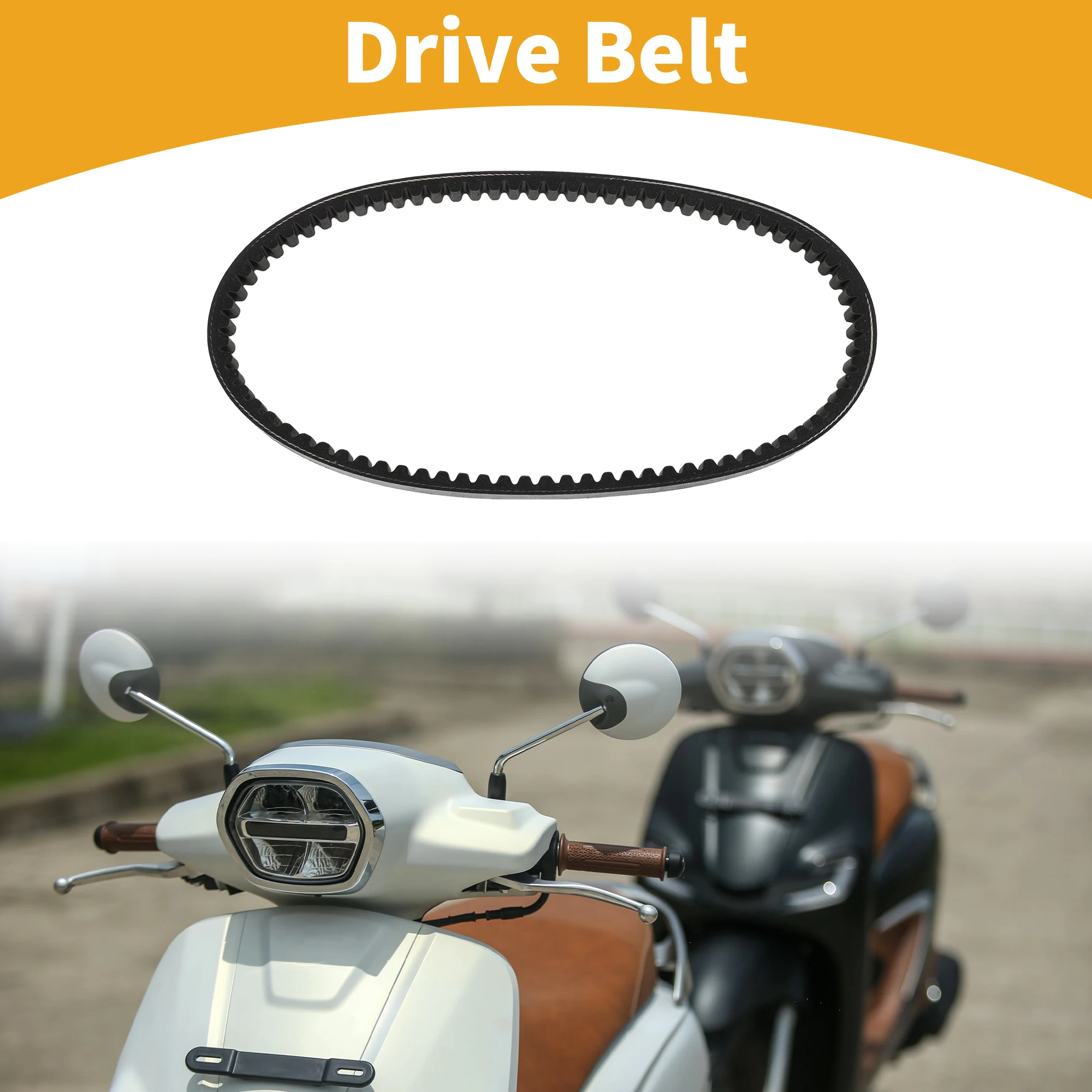 Motoforti Drive Belt Motorcycle V-Belt for Aprilia 125 Leonardo St 2003-2004