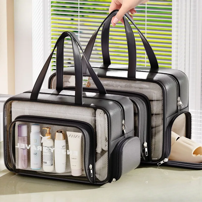 

2026 New Dry Wet Separation Toiletry Bag Women Large Capacity Waterproof Gym Swim Bag Portable Bath Tote Handbag