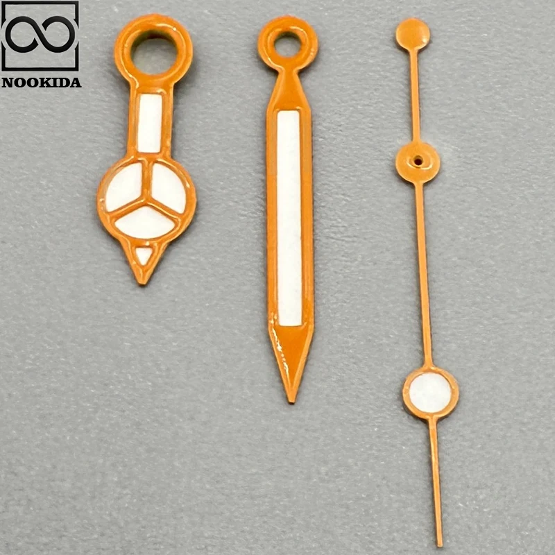 NOOKIDA Lancette luminose verdi Accessori per orologi per movimento NH35/NH36/4R/7S Lancette NH35 Argento Nero Rosso Arancione Verde