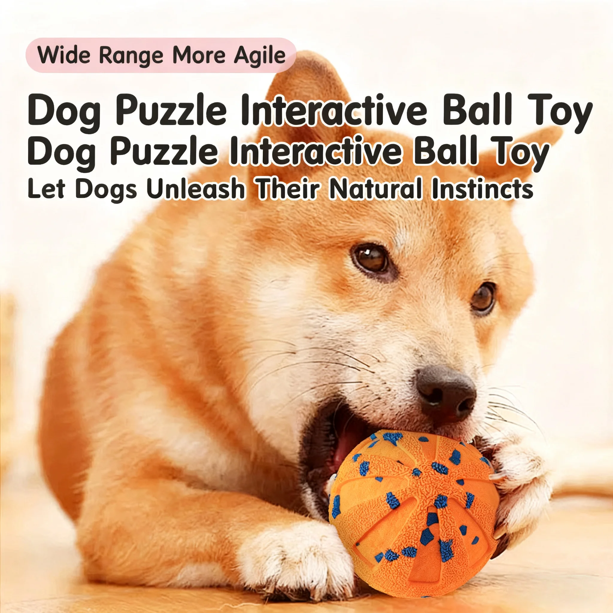 Pet Chewing Ball Dog Toy Intelligent Automatic Motion Interactive Automatic Bouncing Dog Toy