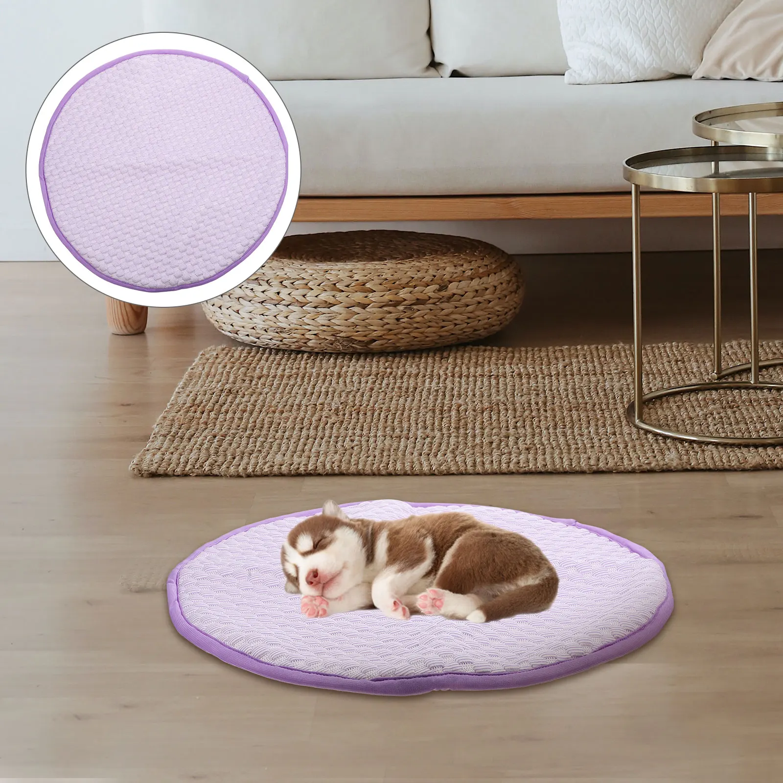

Soft Mat For Pets Pet Pad Summer Cushion Dog Cat Cooling Bed Lightweight Breathable Mesh Base Heat Dissipation Easy Carry