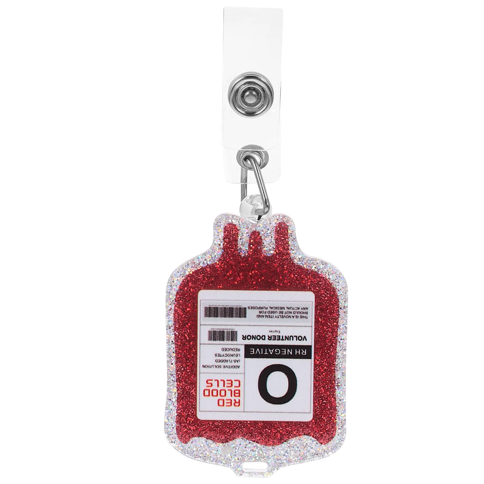 

Easy Release Retractable Nurse Badge Holder Sturdy Multi-Function Id Card Clip Portable Badge Reel for Staff