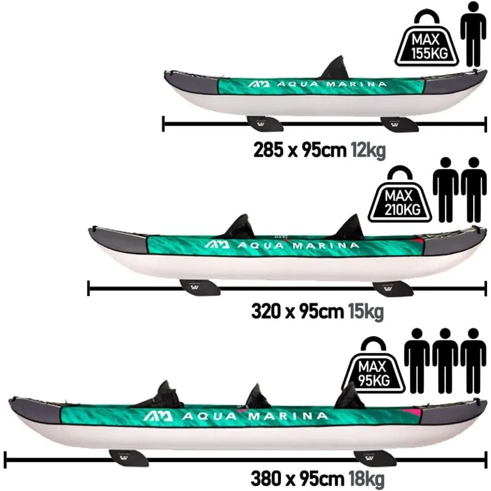 aquamarina Kayak Inflatable with Paddle