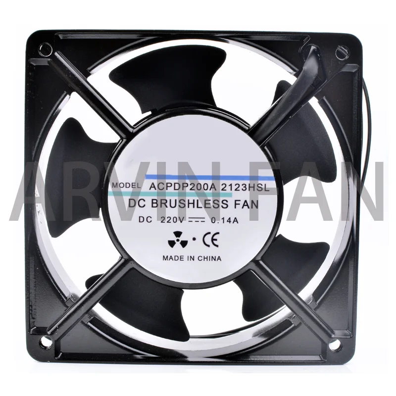 Brand New Original DP200A 2123HSL 12cm 12038 120x120x38mm 220V 0.14A Metal Cabinet AC Voltage Cooling Fan