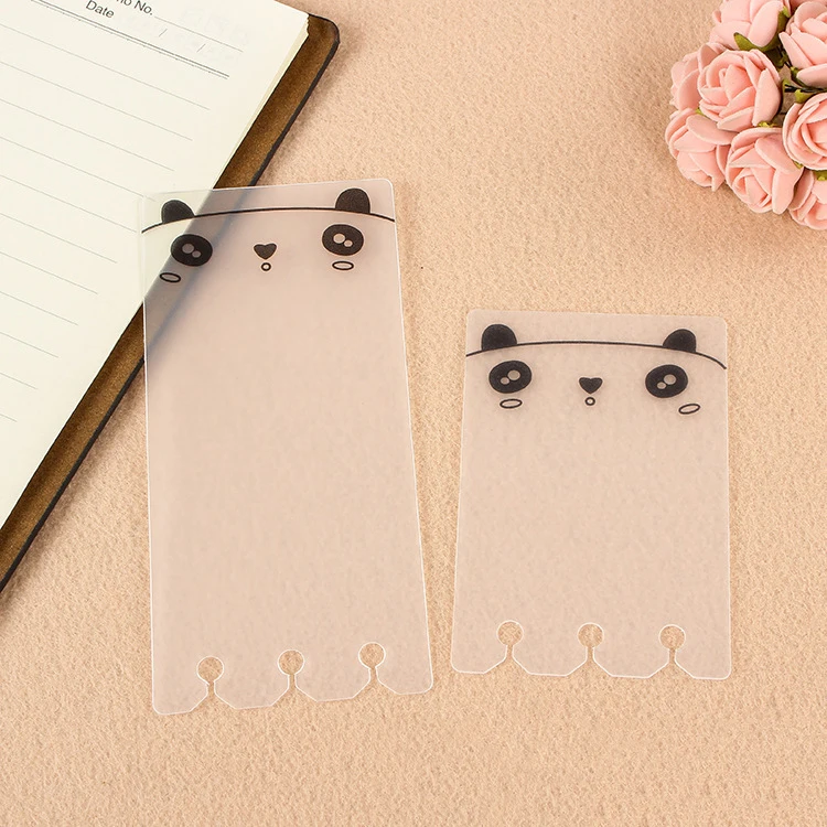 A5/A6 Cartoon Tape Sub-packing Board Separation Bookmark DIY Hand Book Loose-leaf Partition Board washi tape scrapbooking