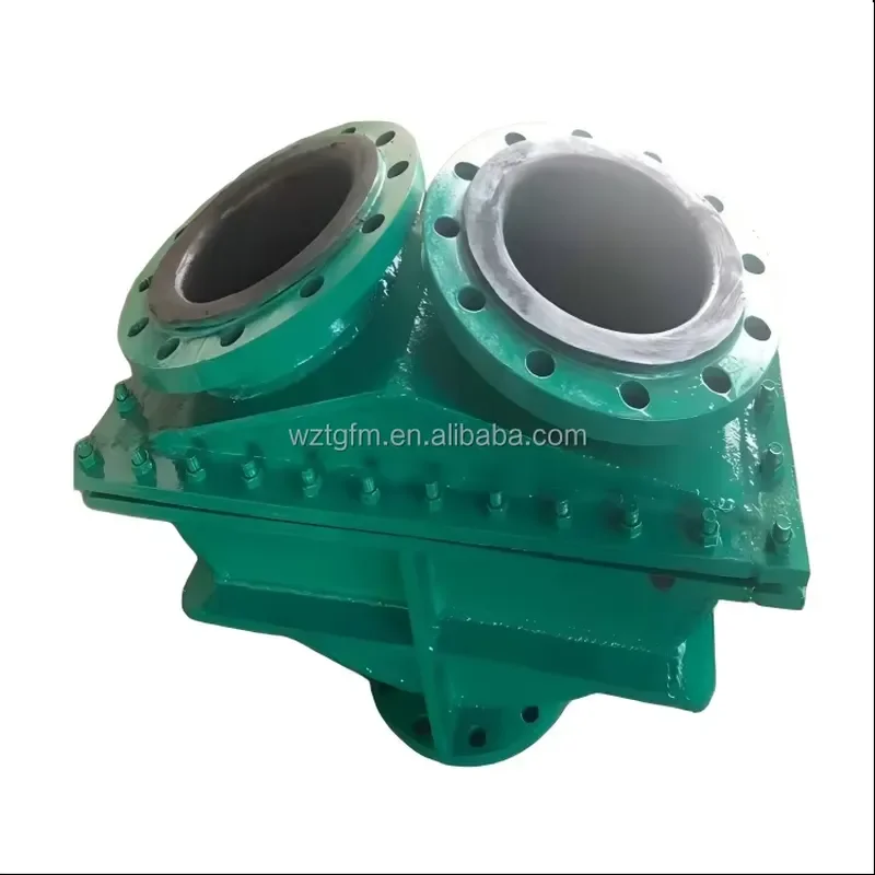 Wear Resistance Three-way Ceramic/Rubber Liner Reversing Check Valve