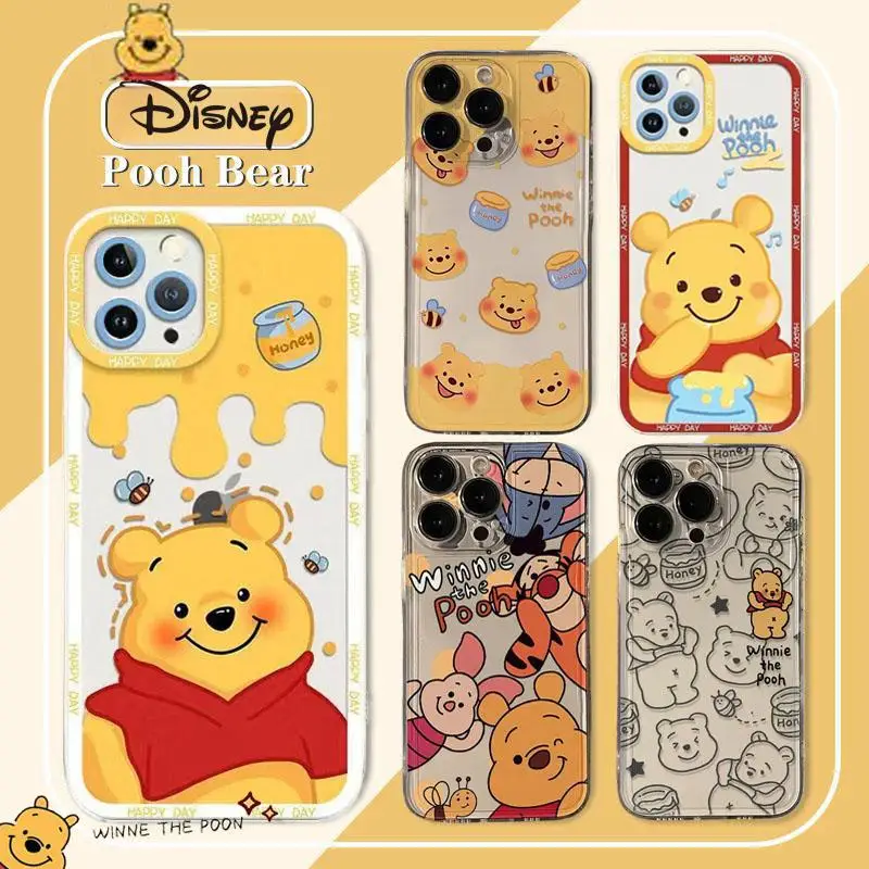 Winnie Pooh Bear Case For Huawei P30 Pro Honor 90 Lite X9A X9B X8B X7B 20 Nova 3i 5T 7i 6SE 7SE 9SE Y9 2019 Prime cover Disney